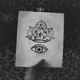 тату єскиз- ококорона