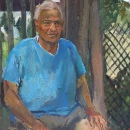 Папа в деревне