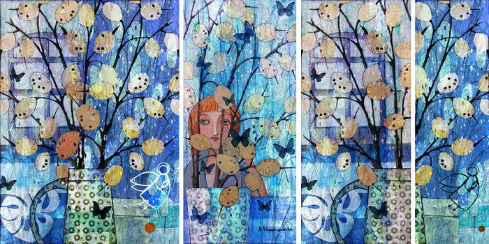 "Не копайся в прошлом...." Иллюстрации к сборнику стихов.