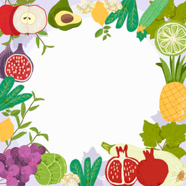 Vegetables, vector set, hand drawing, background