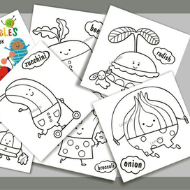 Весёлые овощи2