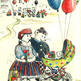 Мышонок родился!