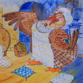 "Сказка о глупом мышонке" Маршака.