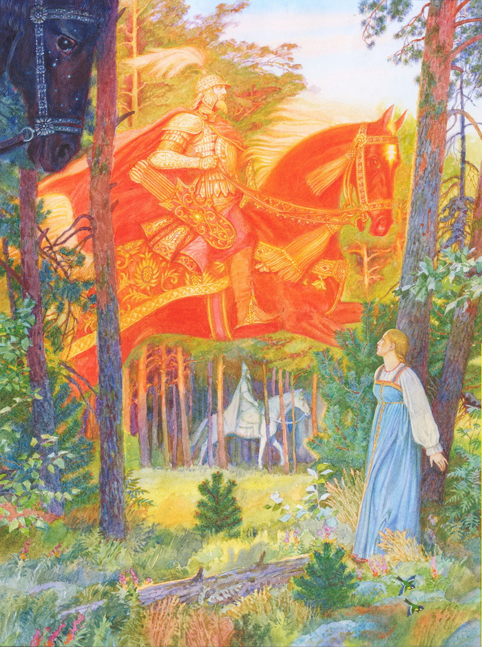Василиса Прекрасная. Три всадника.