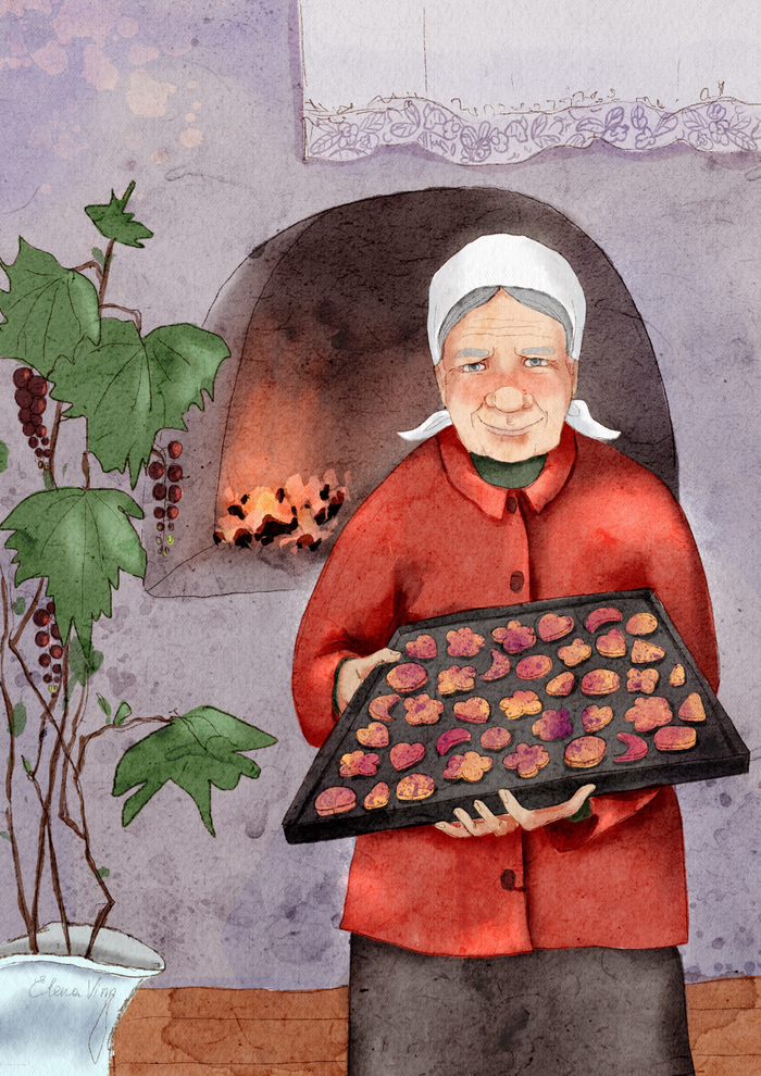 Печенье из варенья черной смородины