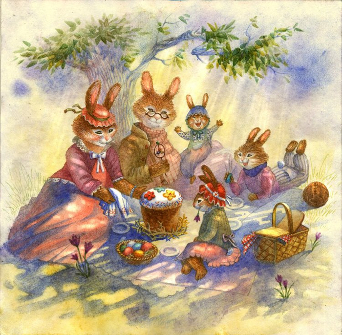 пасхальные кролики
