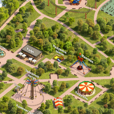 Схема парка отдыха