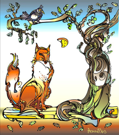 Ворона и Лисица