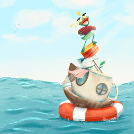 Весёлая лягушка