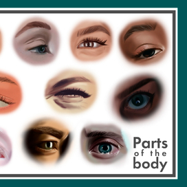 Parts of the body. Eyes