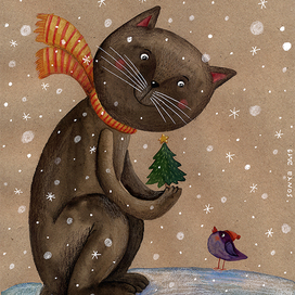 "Кот и Ёлочка"