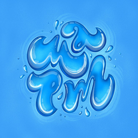 Леттеринг "Март"