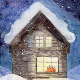 Открытка новогодняя