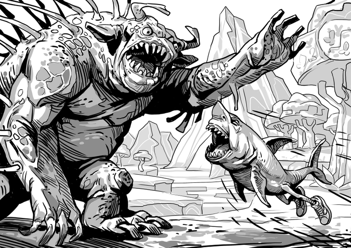 Брейнрот и монстр 