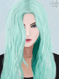 Mint hair