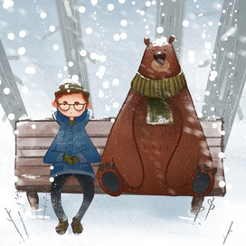 Паша и медведь