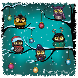 Новогодняя открытка