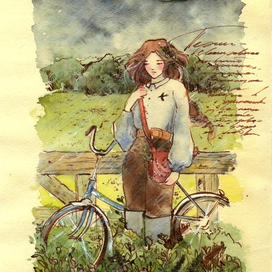 Иллюстрация к персонажу из книги Далекие часы Кейт Мортон