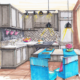 концепт интерьера