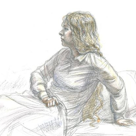 "Динка" Валентина Осеева. Иллюстрация