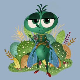 Иллюстрация для детской книги « Какая ты Муша?». 