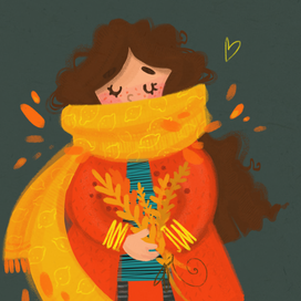 Ароматный шарф