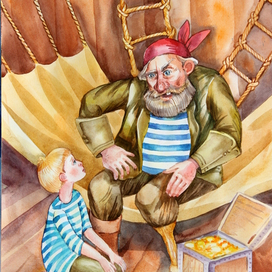 Иллюстрация к сказке И. Рогалёвой