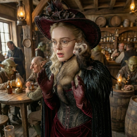 Волшебница с хорьком