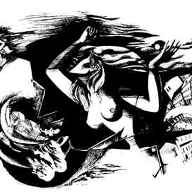 Иллюстрация к роману М. Булгакова "Мастер и Маргарита"