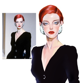 Портрет модели