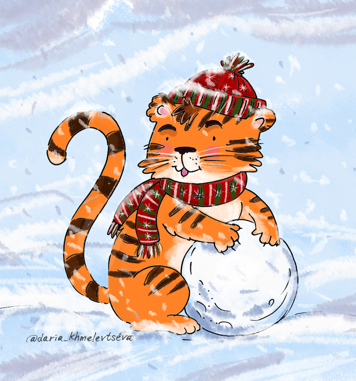 новогодний тигруля