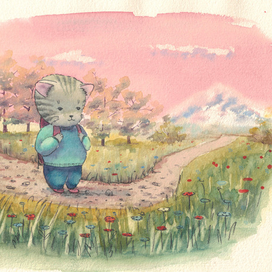 Котёнок-путешественник