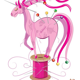 Лошадка игольница