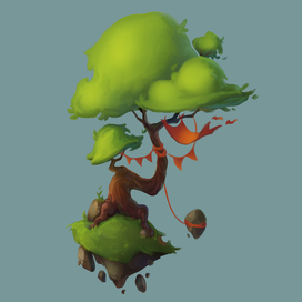 Левитирующее дерево