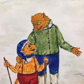 Как лисенок Пашка Новый Год встречал