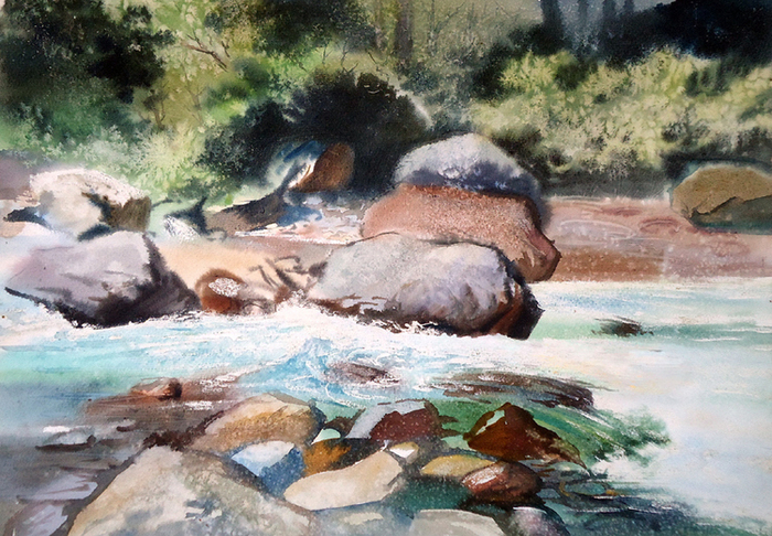 Горный поток-2.Алтай.