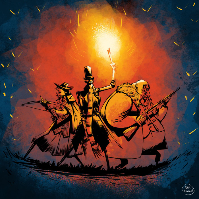 Профессор Мейнхардт, Мистер Нокс и Мадам Ван Слоан