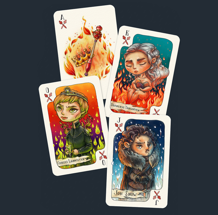 Карты по "Игре Престолов" булавы