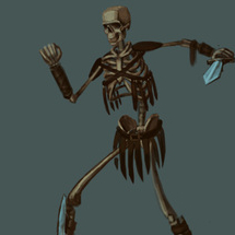 Спрайт скелета для 2D игры