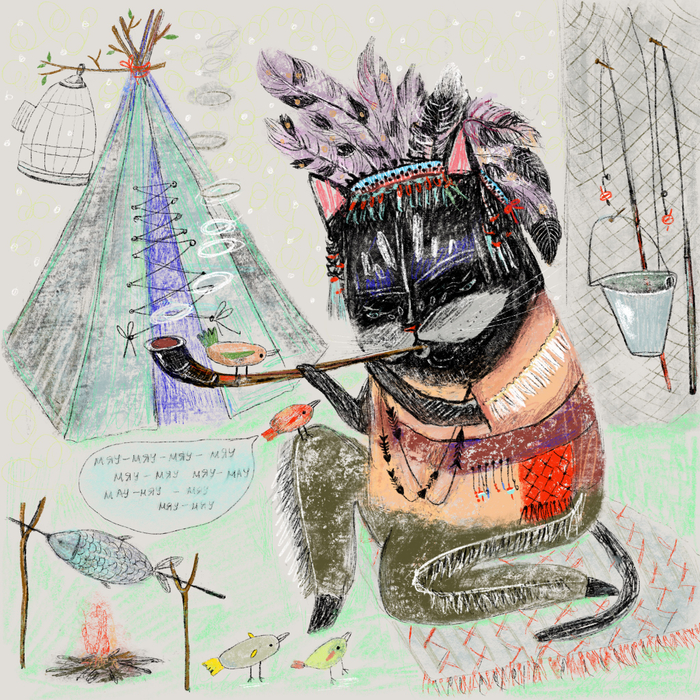 Кот- индеец