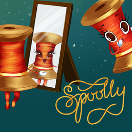 Бренд-персонаж для швейного магазина 