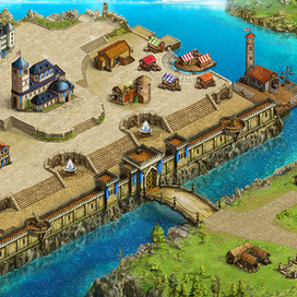 Город в изометрии