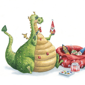 Иллюстрация Дракон