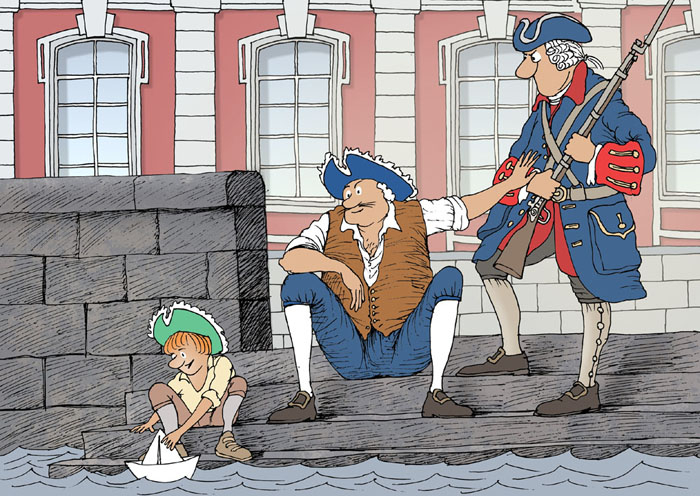 1719 год. Указ царя - ссылка на каторгу за засорение Невы