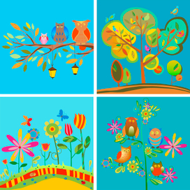 Панно для детской комнаты. Серия №3.