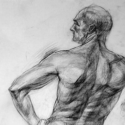 Натурщик со спины