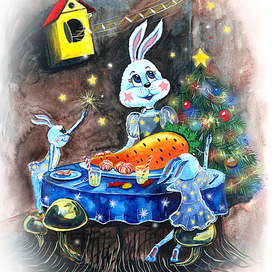 Из серии "Зайка под Новый год"