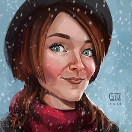 Девушка в шляпе