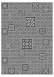 набор квадратных декоративных элементов