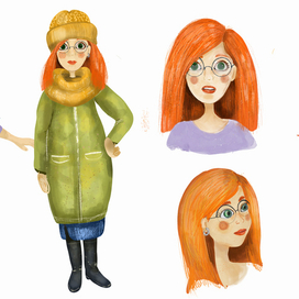 Персонаж для мультфильма "Песнь Севера"